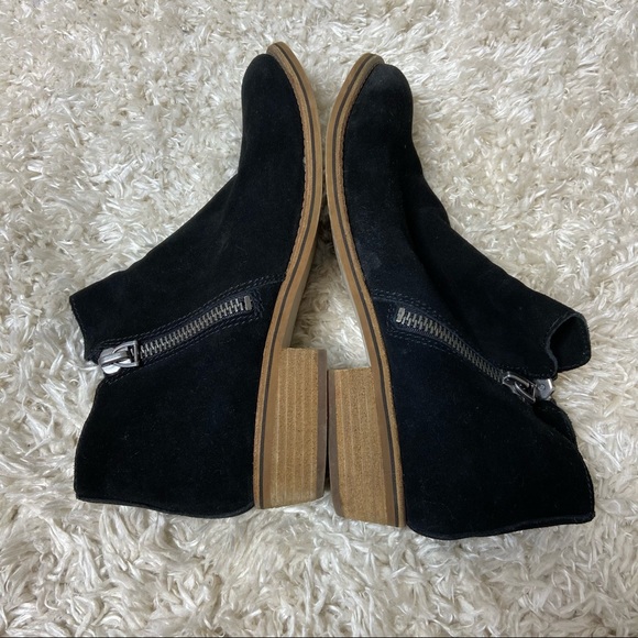 DOLCE VITA Black Double Zipper Ankle Booties 12 - Picture 5 of 7